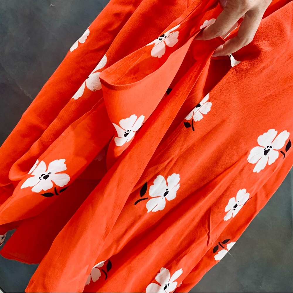 Reformation Inka Dress (Chiquita) Size M Floral Smocked Square neck Shot Sleeve - Picture 7 of 10